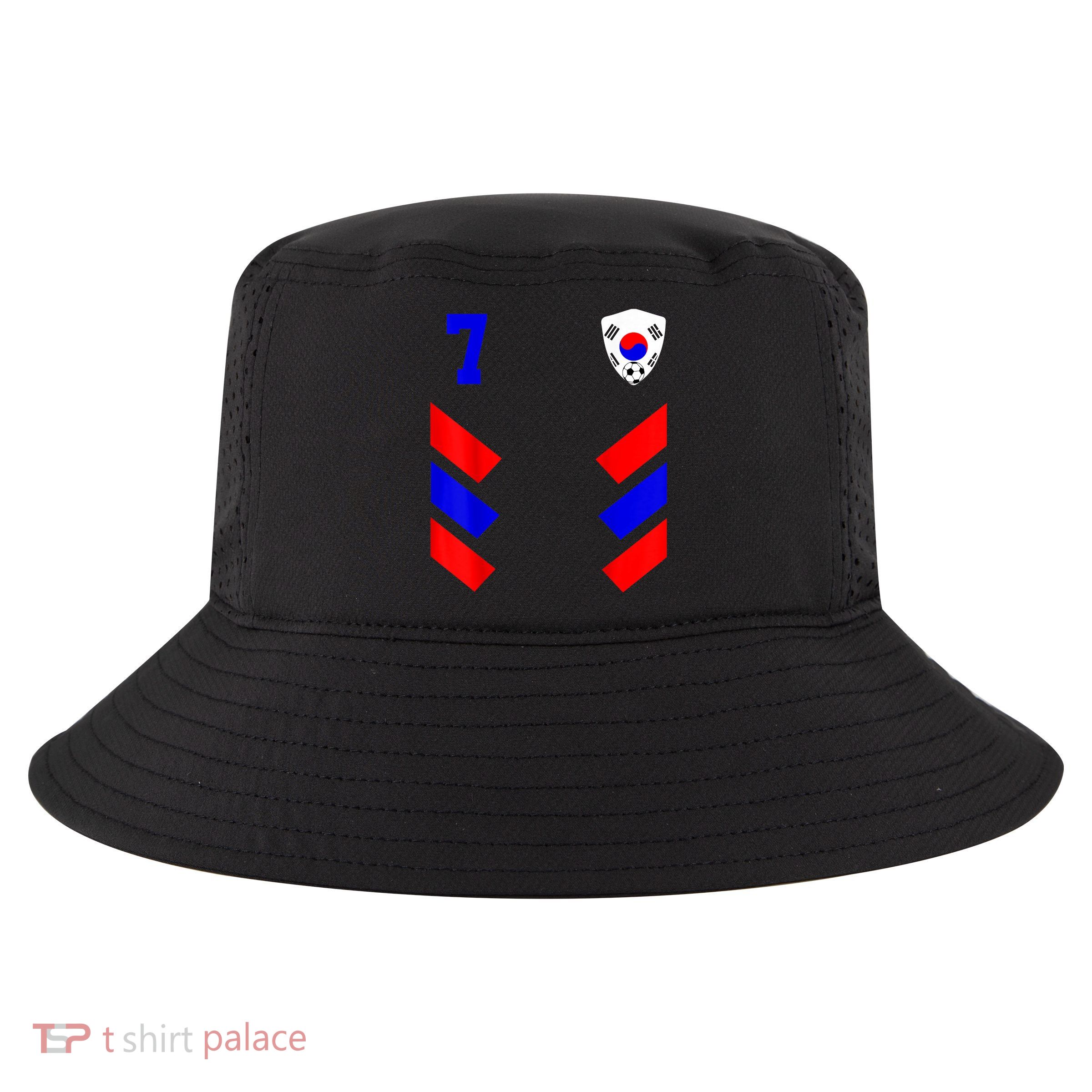 South Korea Soccer Jersey Retro 7 South Korean Football Cool Comfort Performance Bucket Hat