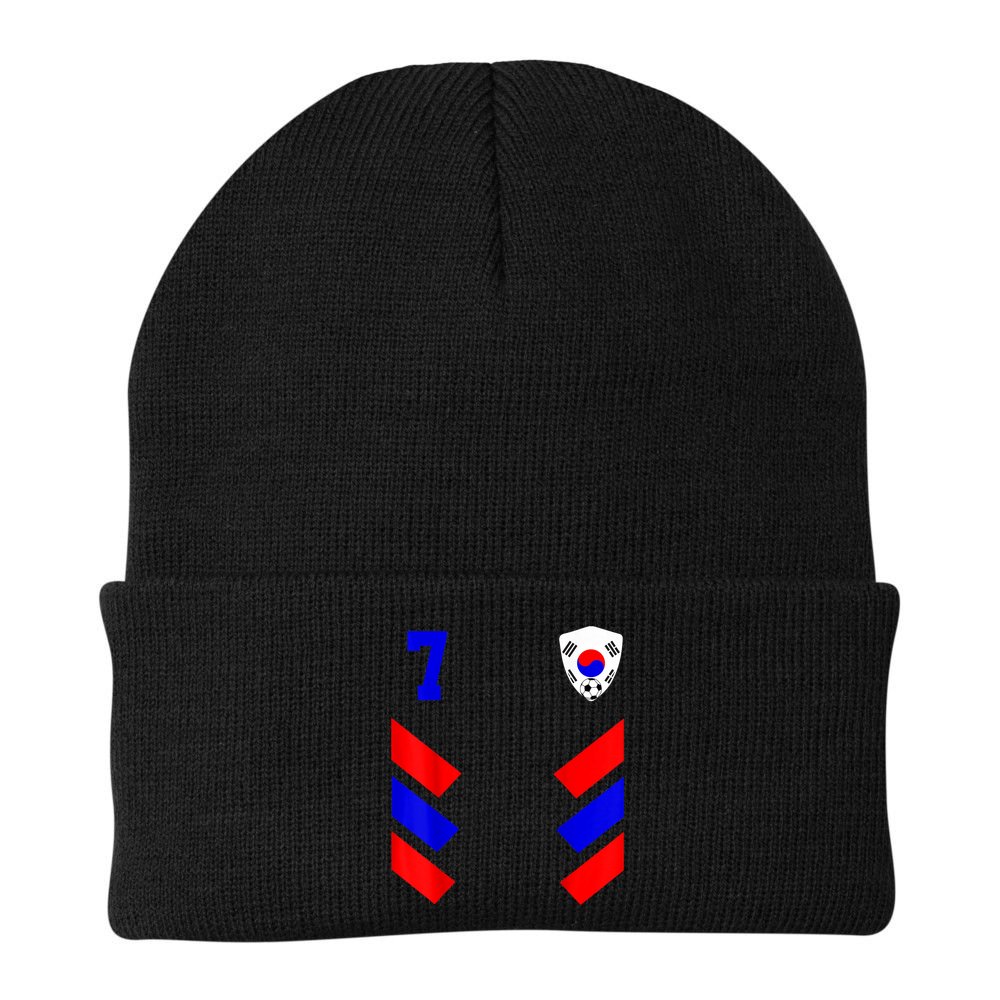 South Korea Soccer Jersey Retro 7 South Korean Football Beanie
