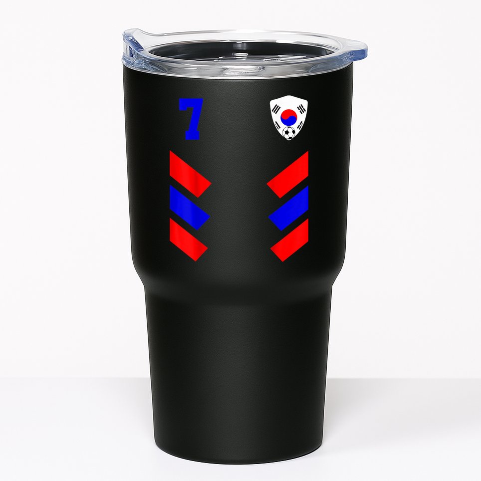 South Korea Soccer Jersey Retro 7 South Korean Football Tumbler