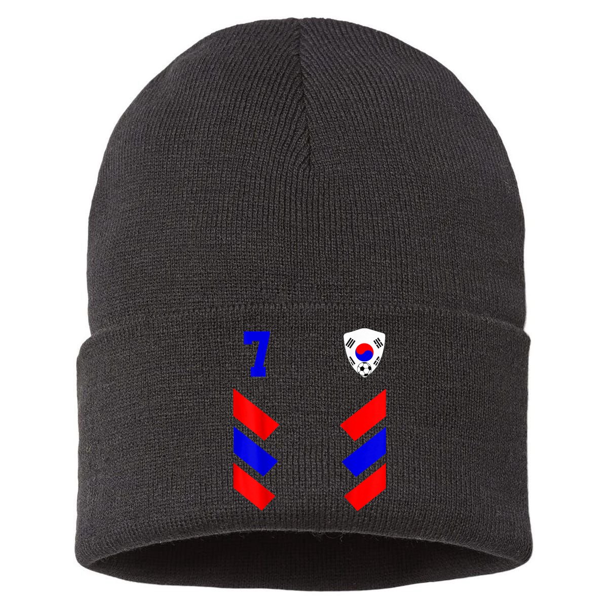 South Korea Soccer Jersey Retro 7 South Korean Football Sustainable Knit Beanie