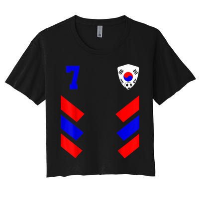 South Korea Soccer Jersey Retro 7 South Korean Football Crop Top