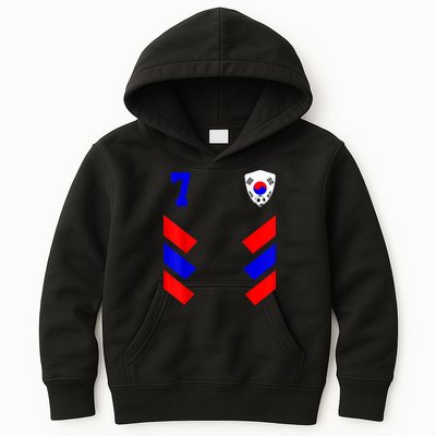 South Korea Soccer Jersey Retro 7 South Korean Football Kids Hoodie