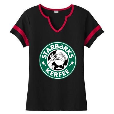 Starborks Kerfee Ladies Halftime Notch Neck Tee