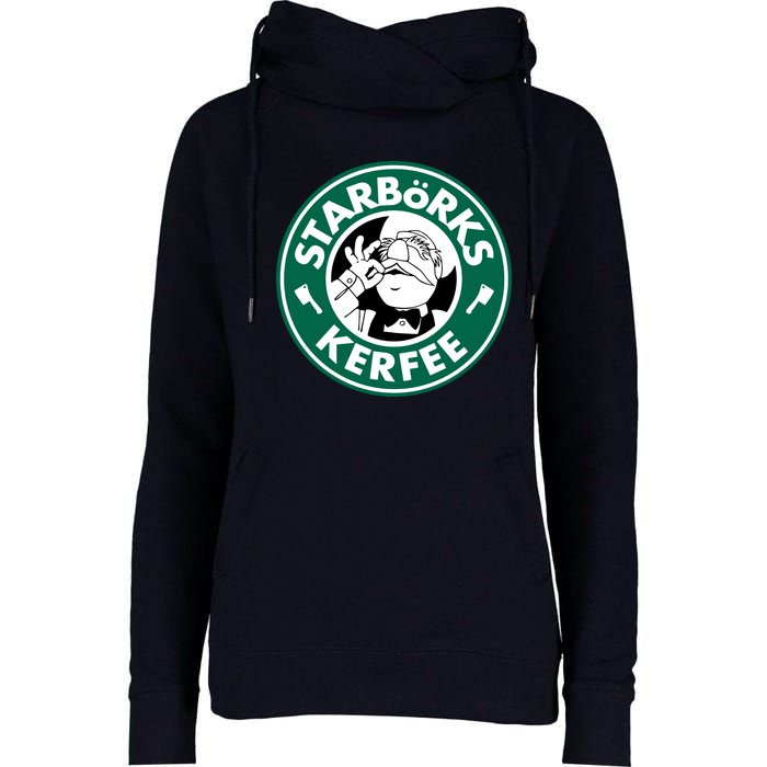 Starborks Kerfee Womens Funnel Neck Pullover Hood