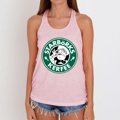 Starborks Kerfee Women's Knotted Racerback Tank