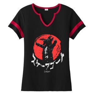 Scapegoat Kanji Ladies Halftime Notch Neck Tee