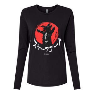 Scapegoat Kanji Womens Cotton Relaxed Long Sleeve T-Shirt