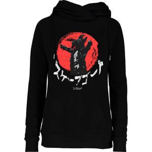 Scapegoat Kanji Womens Funnel Neck Pullover Hood