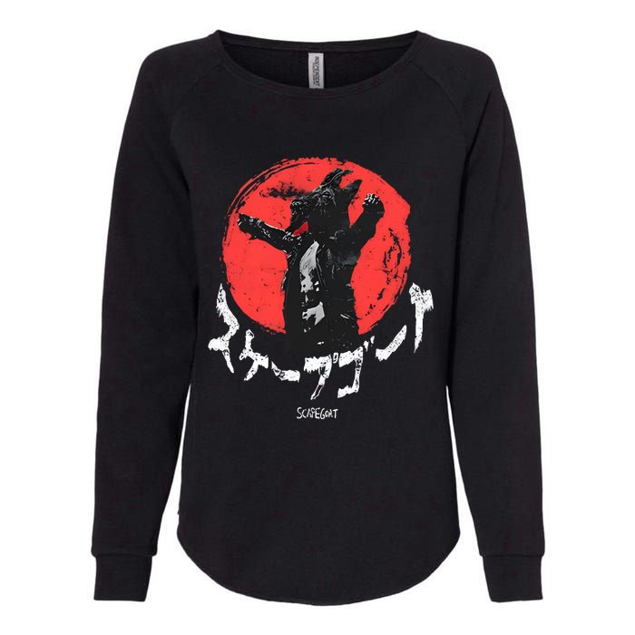 Scapegoat Kanji Womens California Wash Sweatshirt