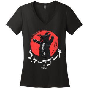 Scapegoat Kanji Women's V-Neck T-Shirt