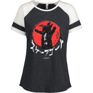 Scapegoat Kanji Enza Ladies Jersey Colorblock Tee