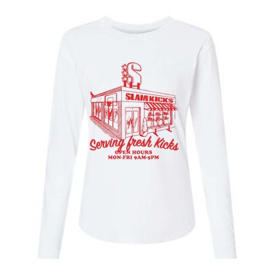 Slam Kicks Serving Fresh Kicks Opening Hours Monfri 9am 5pm Womens Cotton Relaxed Long Sleeve T-Shirt