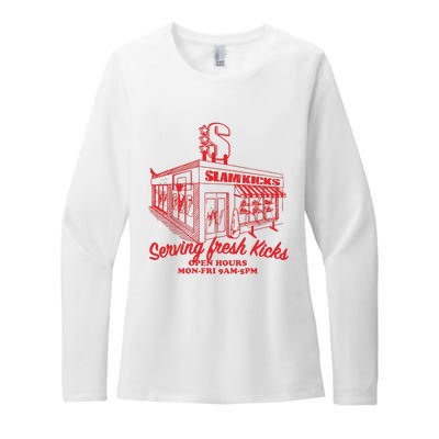 Slam Kicks Serving Fresh Kicks Opening Hours Monfri 9am 5pm Womens CVC Long Sleeve Shirt