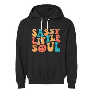 Sassy Kids Soul Little Baby Girl Sassy Child Cute Garment-Dyed Fleece Hoodie