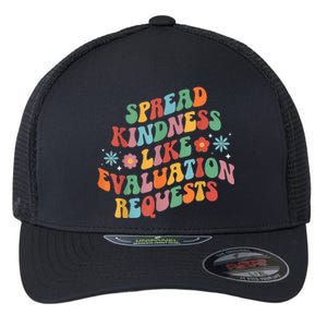 Spread Kindness School Psychologist School Psych Flexfit Unipanel Trucker Cap