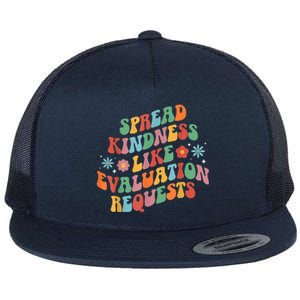 Spread Kindness School Psychologist School Psych Flat Bill Trucker Hat