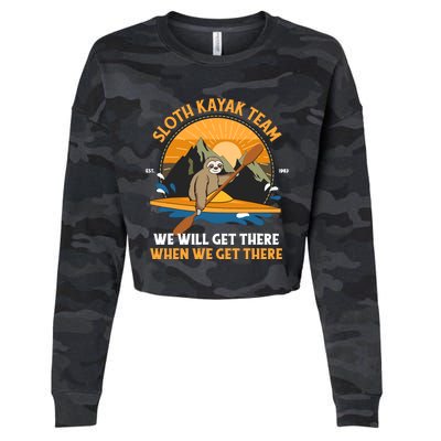 Sloth Kayak Sloth Kayak Team Cropped Pullover Crew