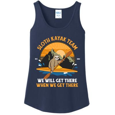 Sloth Kayak Sloth Kayak Team Ladies Essential Tank