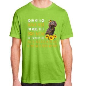 Sunflower Kin Spaniel Mom Mothers Day Dog Mom Cute Gift Adult ChromaSoft Performance T-Shirt