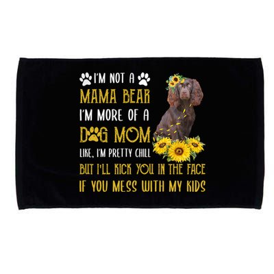 Sunflower Kin Spaniel Mom Mothers Day Dog Mom Cute Gift Microfiber Hand Towel