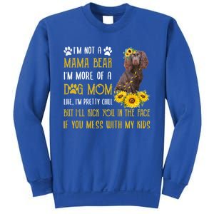 Sunflower Kin Spaniel Mom Mothers Day Dog Mom Cute Gift Sweatshirt