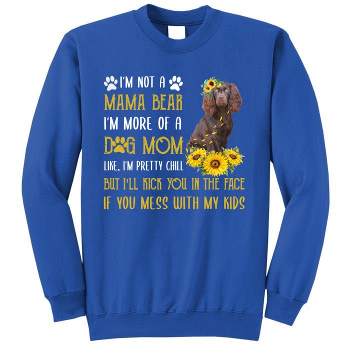 Sunflower Kin Spaniel Mom Mothers Day Dog Mom Cute Gift Sweatshirt