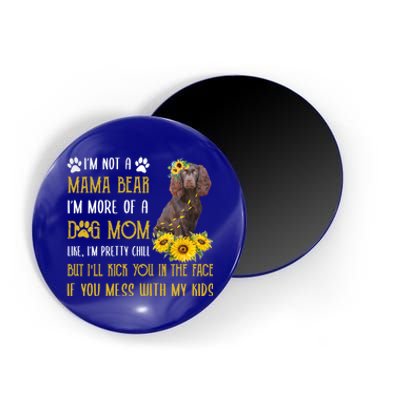 Sunflower Kin Spaniel Mom Mothers Day Dog Mom Cute Gift Magnet