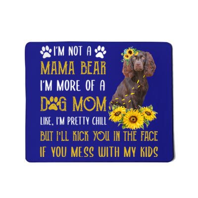 Sunflower Kin Spaniel Mom Mothers Day Dog Mom Cute Gift Mousepad