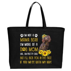 Sunflower Kin Spaniel Mom Mothers Day Dog Mom Cute Gift Cotton Canvas Jumbo Tote