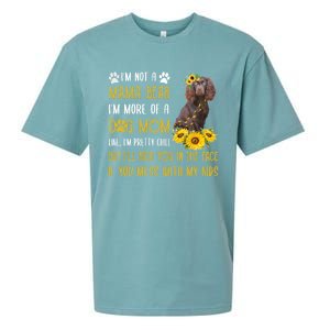 Sunflower Kin Spaniel Mom Mothers Day Dog Mom Cute Gift Sueded Cloud Jersey T-Shirt