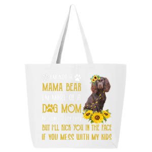 Sunflower Kin Spaniel Mom Mothers Day Dog Mom Cute Gift 25L Jumbo Tote