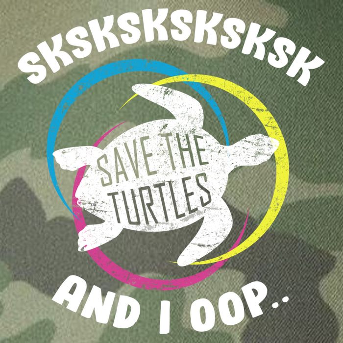 SKSKSK and I Oop... Save The Turtles Legacy Tie Dye Trucker Hat