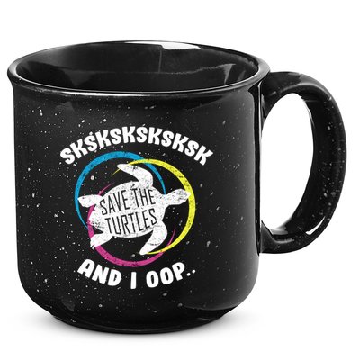 SKSKSK and I Oop... Save The Turtles 15oz Campfire Ceramic Mug