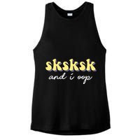 SKSKSK And I Oop Save A Turtle Ladies PosiCharge Tri-Blend Wicking Tank