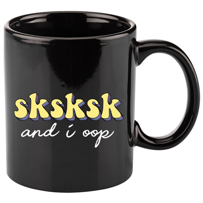 SKSKSK And I Oop Save A Turtle 11oz C Handle Ceramic Mug