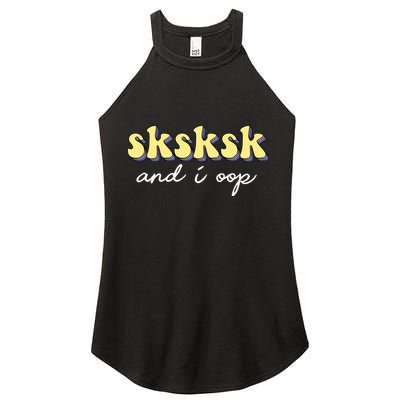 SKSKSK And I Oop Save A Turtle Women's Perfect Tri Rocker Tank