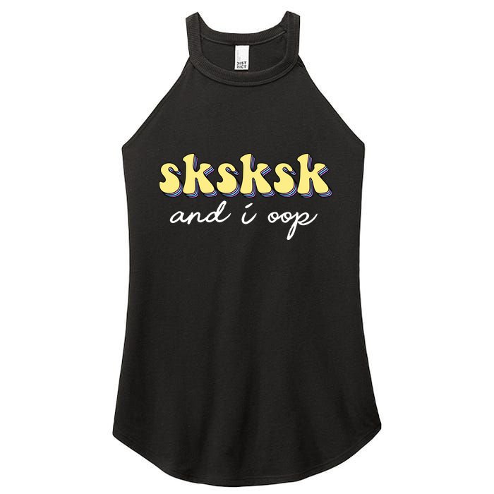 SKSKSK And I Oop Save A Turtle Women's Perfect Tri Rocker Tank