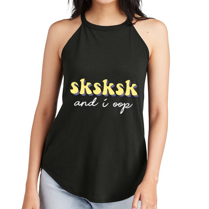 SKSKSK And I Oop Save A Turtle Women's Perfect Tri Rocker Tank