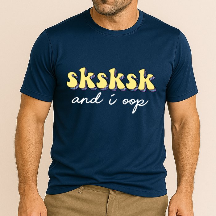 SKSKSK And I Oop Save A Turtle Cooling Performance Crew T-Shirt