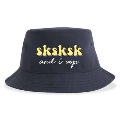 SKSKSK And I Oop Save A Turtle Sustainable Bucket Hat