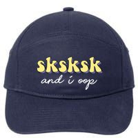 SKSKSK And I Oop Save A Turtle 7-Panel Snapback Hat