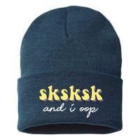 SKSKSK And I Oop Save A Turtle Sustainable Knit Beanie