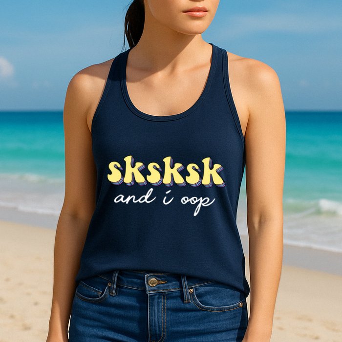 SKSKSK And I Oop Save A Turtle Womens Tank Top
