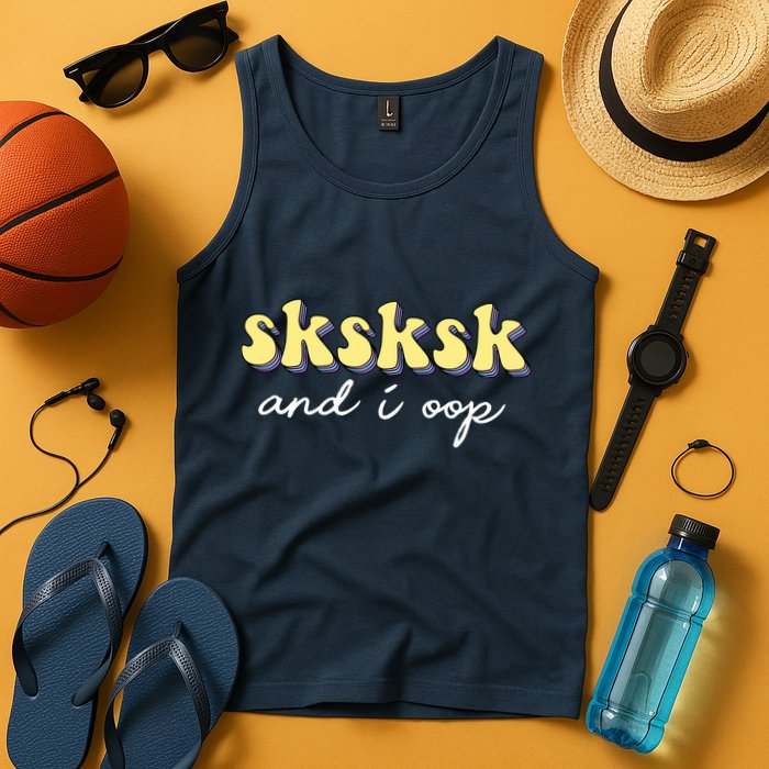 SKSKSK And I Oop Save A Turtle Tank Top