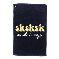 SKSKSK And I Oop Save A Turtle Golf Towel