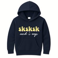 SKSKSK And I Oop Save A Turtle Kids Hoodie