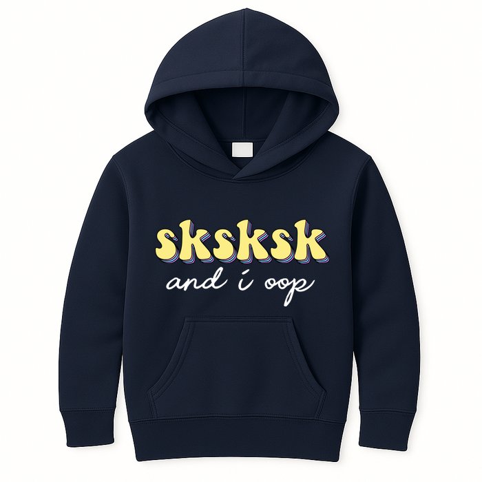SKSKSK And I Oop Save A Turtle Kids Hoodie