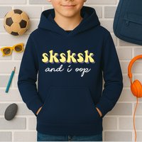SKSKSK And I Oop Save A Turtle Kids Hoodie