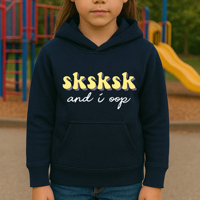 SKSKSK And I Oop Save A Turtle Kids Hoodie