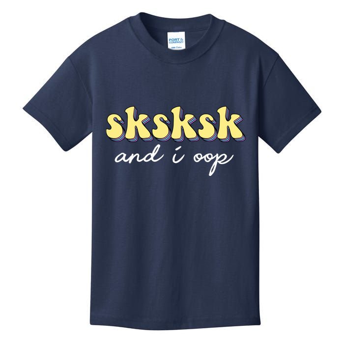 SKSKSK And I Oop Save A Turtle Kids T-Shirt